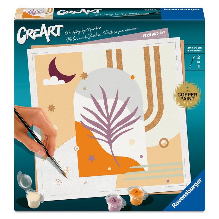 Ravensburger – CreArt 20x20 cm – Adulte – Peinture par numéros – Sky – Loisir créatif – 12023145 Ravensburger – CreArt 20x20 cm – Adulte – Peinture par numéros – Sky – Loisir créatif – 12023145