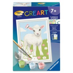 Ravensburger – CreArt Kids 8x12cm – Numéro d'Art – Mouton – K
