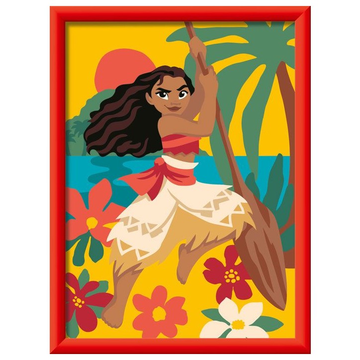 Ravensburger – CreArt Kids 18x24cm – Numéro d'Art – Vaiana – Disney – Kit de peinture par numéros – Des 7 ans – Ravensburger – CreArt Kids 18x24cm – Numéro d'Art – Vaiana – Disney – Kit de peinture par numéros – Des 7 ans –