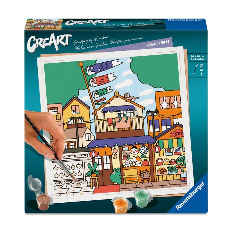 Ravensburger – CreArt – Adulte – Peinture par numéros – Kawai