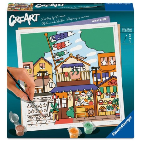 Ravensburger – CreArt – Adulte – Peinture par numéros – Kawai