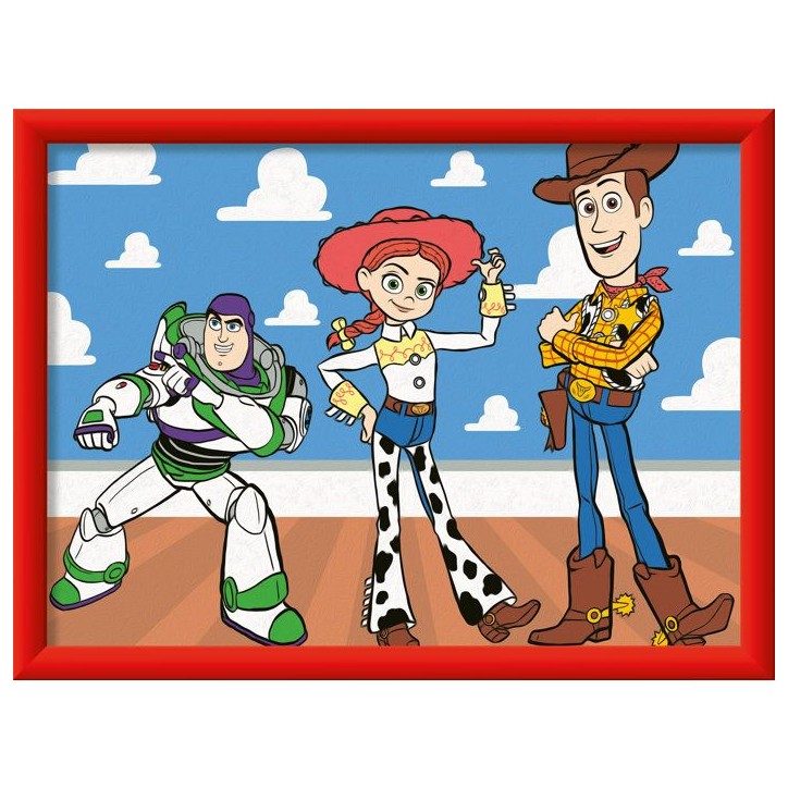 Ravensburger – CreArt Kids 18x24cm – Numéro d'Art – Toy Story – Kit de peinture par numéros – Des 9 ans – 12023347 Ravensburger – CreArt Kids 18x24cm – Numéro d'Art – Toy Story – Kit de peinture par numéros – Des 9 ans – 12023347