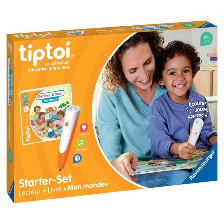 Tiptoi Starter Mon Monde, lecteur et livre, 00174, A partir de 5 ans, Ravensburger