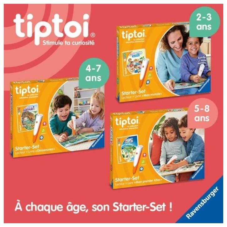 Tiptoi Starter Mon Monde, lecteur et livre, 00174, A partir de 5 ans, Ravensburger