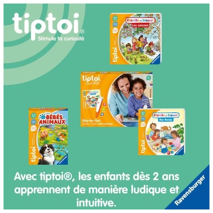 Tiptoi Starter Mon Monde, lecteur et livre, 00174, A partir de 5 ans, Ravensburger