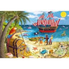 Ravensburger - Puzzle Enfant - Lot de 2 puzzles 24 pieces - Pirates et