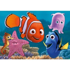 Puzzle 2 x 12 pieces : Némo le petit fugueur