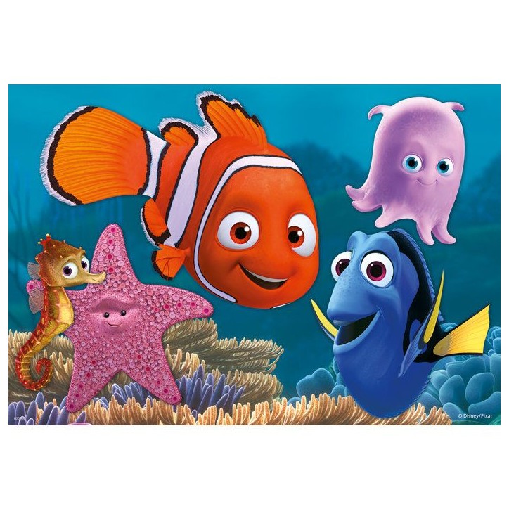 Puzzle 2 x 12 pieces : Némo le petit fugueur Puzzle 2 x 12 pieces : Némo le petit fugueur
