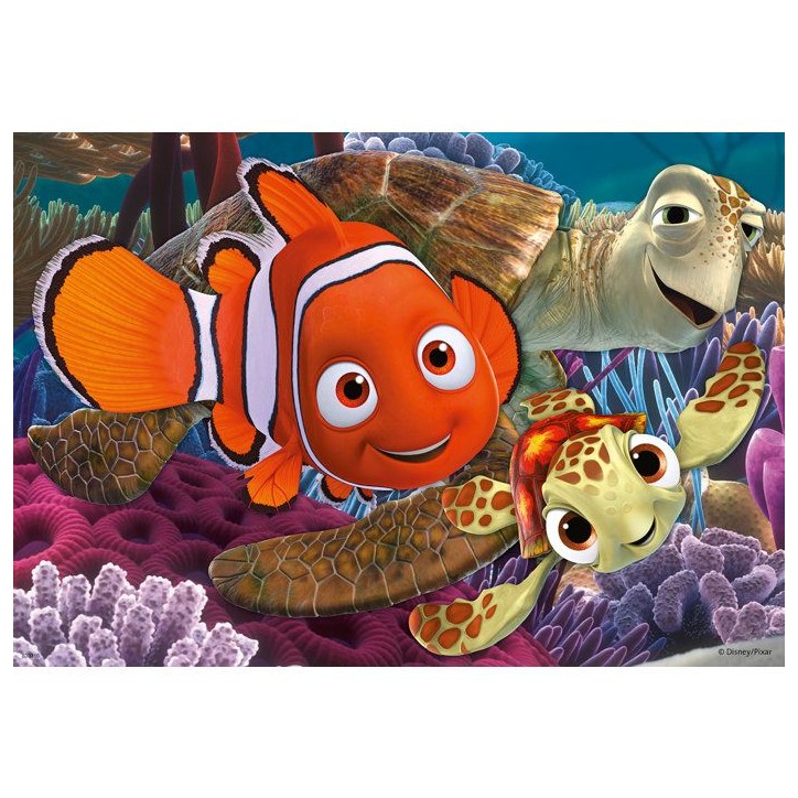 Puzzle 2 x 12 pieces : Némo le petit fugueur Puzzle 2 x 12 pieces : Némo le petit fugueur