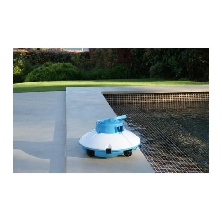 Robot de piscine - Bestway - Frisbee - Autonome - nettoyage fond plat - 5x3m max - Bleu Robot de piscine - Bestway - Frisbee - Autonome - nettoyage fond plat - 5x3m max - Bleu