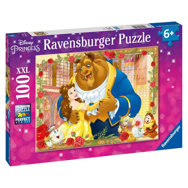 Puzzle La Belle et la Bete - Ravensburger - 100 pieces - Pour enfant Puzzle La Belle et la Bete - Ravensburger - 100 pieces - Pour enfant