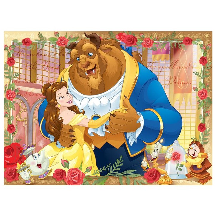 Puzzle La Belle et la Bete - Ravensburger - 100 pieces - Pour enfant Puzzle La Belle et la Bete - Ravensburger - 100 pieces - Pour enfant