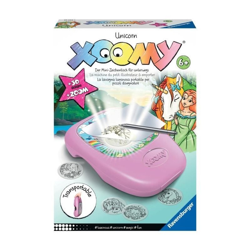 Xoomy Licorne, Jeu de dessin, loisir créatif, des 6 ans, Ravensburger