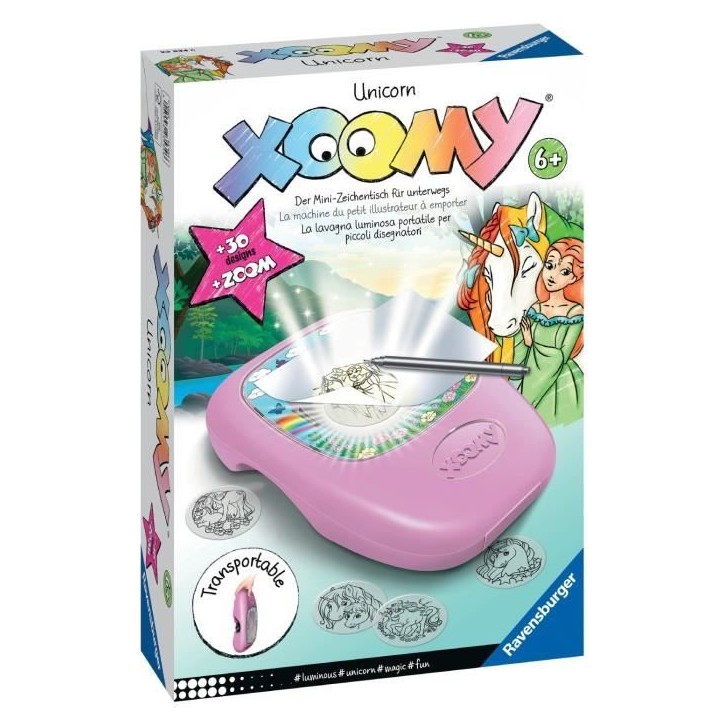 Xoomy Licorne, Jeu de dessin, loisir créatif, des 6 ans, Ravensburger