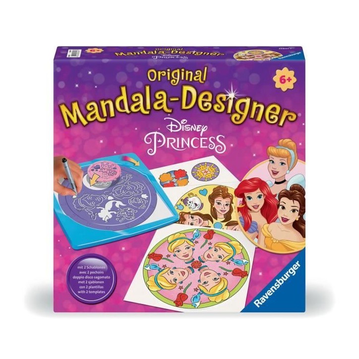 Ravensburger-PRINCESS-Mandala Midi Disney Princesses-4005556238477-A partir de 6 ans Ravensburger-PRINCESS-Mandala Midi Disney Princesses-4005556238477-A partir de 6 ans