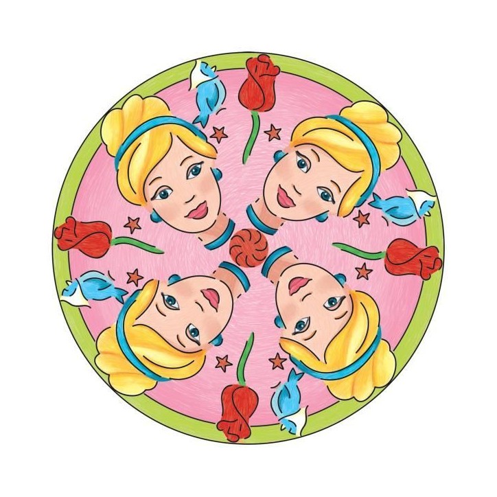 Ravensburger-PRINCESS-Mandala Midi Disney Princesses-4005556238477-A partir de 6 ans Ravensburger-PRINCESS-Mandala Midi Disney Princesses-4005556238477-A partir de 6 ans