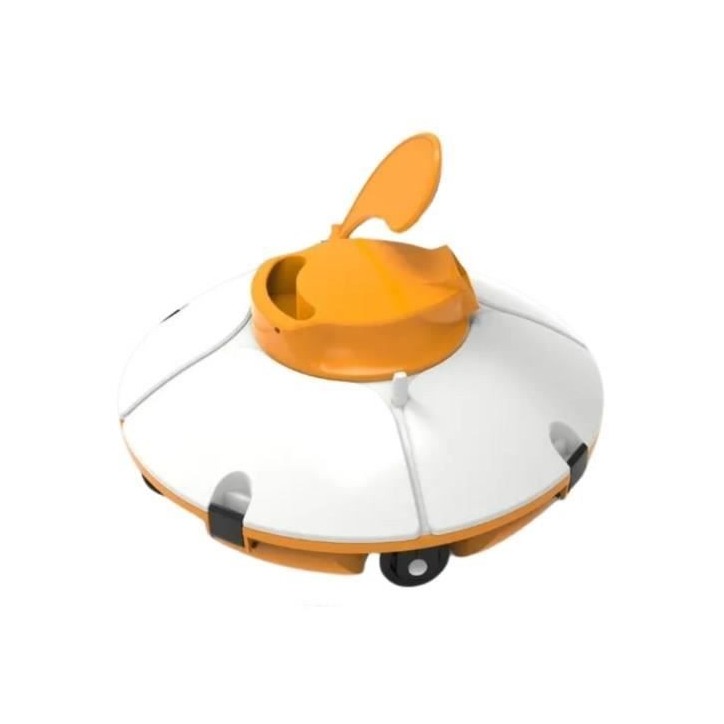 Robot de piscine - Bestway - Frisbee - Autonome - nettoyage fond plat - 5x3m max - Orange