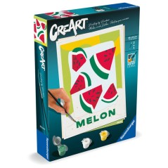 Ravensburger – CreArt 18x24 cm – Adulte – Peinture par numéros – Melon – Activité détente et créative – 25516