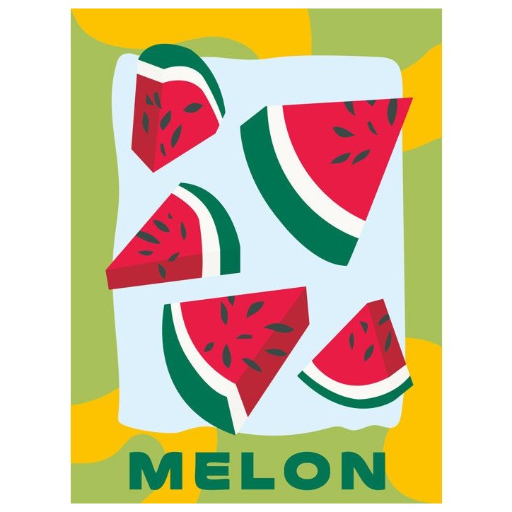 Ravensburger – CreArt 18x24 cm – Adulte – Peinture par numéros – Melon – Activité détente et créative – 25516 Ravensburger – CreArt 18x24 cm – Adulte – Peinture par numéros – Melon – Activité détente et créative – 25516