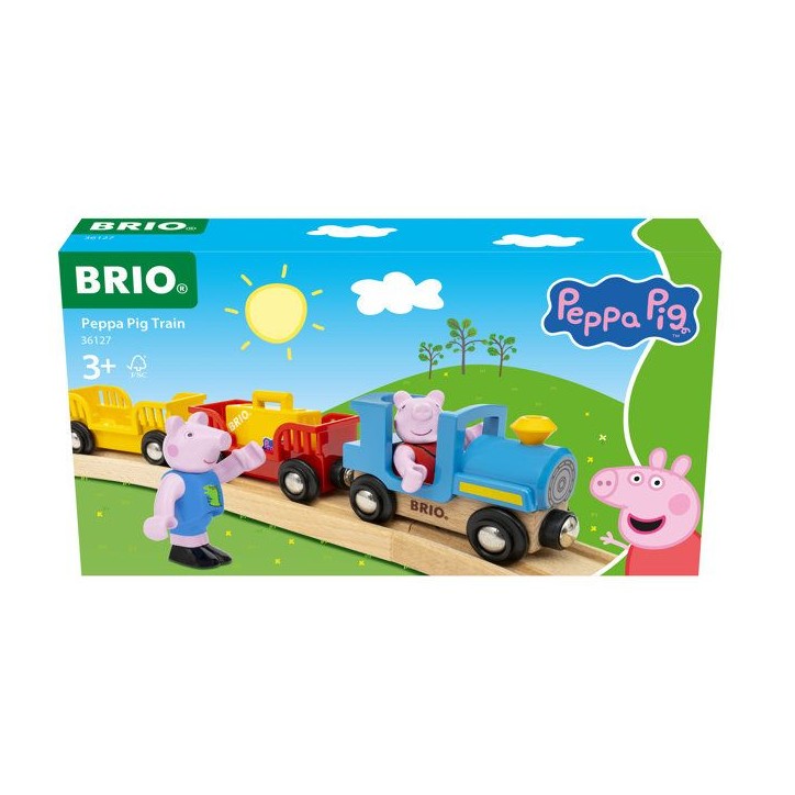 BRIO World – 36127 Train Peppa Pig | Train pour les enfants a partir de 3 ans BRIO World – 36127 Train Peppa Pig | Train pour les enfants a partir de 3 ans