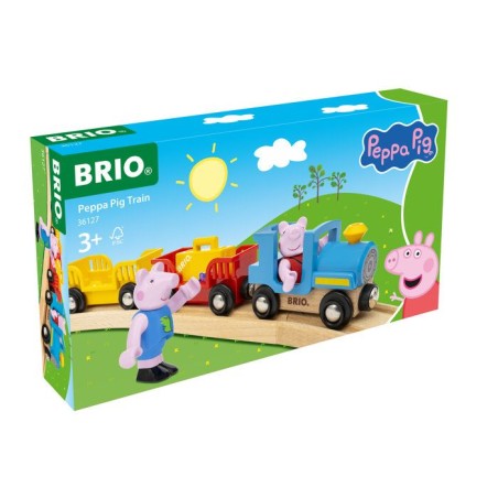 BRIO World – 36127 Train Peppa Pig | Train pour les enfants a partir de 3 ans