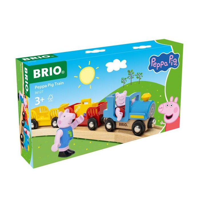 BRIO World – 36127 Train Peppa Pig | Train pour les enfants a partir de 3 ans BRIO World – 36127 Train Peppa Pig | Train pour les enfants a partir de 3 ans