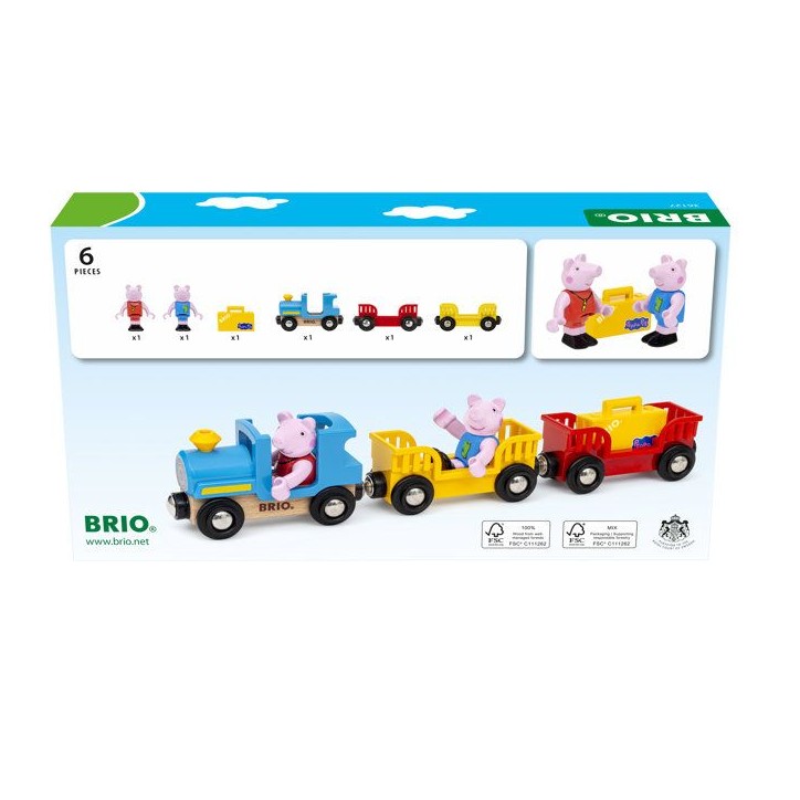 BRIO World – 36127 Train Peppa Pig | Train pour les enfants a partir de 3 ans BRIO World – 36127 Train Peppa Pig | Train pour les enfants a partir de 3 ans