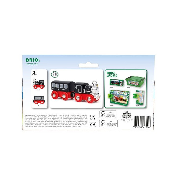 BRIO World – 36140 Train Édition Spéciale (2026) | Train en édition limitée pour les enfants a partir de 3 ans