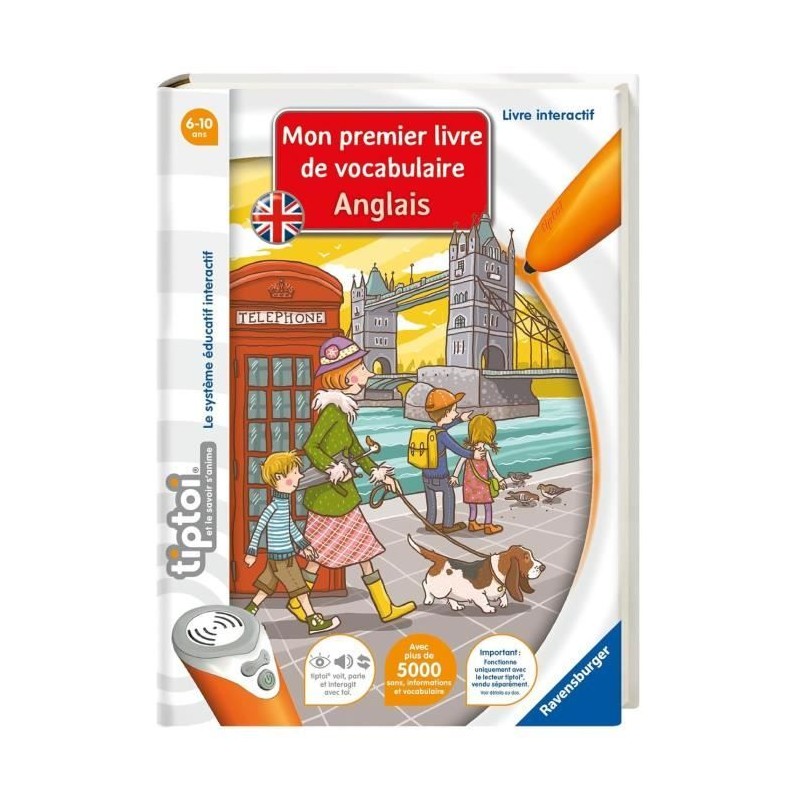 tiptoi, Livre interactif, Mon premier livre de vocabulaire anglais, 6a