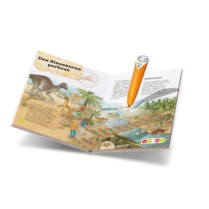 tiptoi, Livre interactif, Destination Savoir Les dinosaures, 7 ans, Ravensburger tiptoi, Livre interactif, Destination Savoir Les dinosaures, 7 ans, Ravensburger