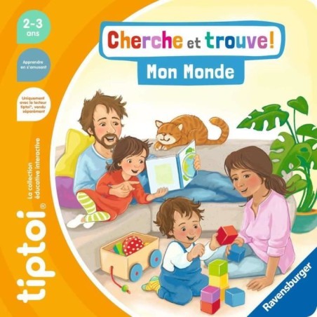 tiptoi Cherche et trouve Mon Monde, Livre interactif, Jeu éducatif é