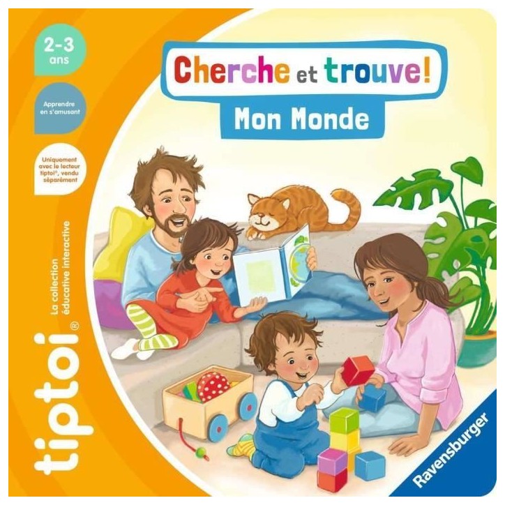 tiptoi Cherche et trouve Mon Monde, Livre interactif, Jeu éducatif électronique, sans écran-A partir de 2 ans-13099008, Raven tiptoi Cherche et trouve Mon Monde, Livre interactif, Jeu éducatif électronique, sans écran-A partir de 2 ans-13099008, Raven