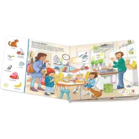 tiptoi Cherche et trouve Mon Monde, Livre interactif, Jeu éducatif électronique, sans écran-A partir de 2 ans-13099008, Raven