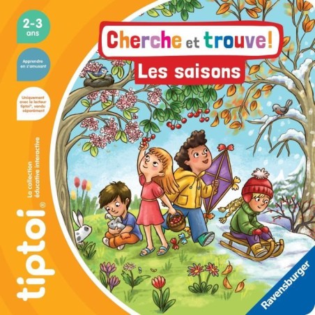 Ravensburger-tiptoi-Livre interactif-Cherche et trouve Les saisons-Jeu