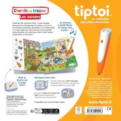 Ravensburger-tiptoi-Livre interactif-Cherche et trouve Les saisons-Jeu éducatif électronique,sans écran-A partir de 2 ans-130
