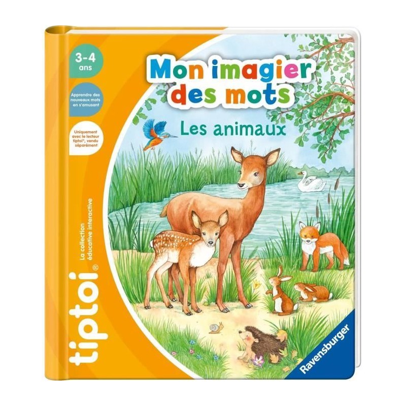 tiptoi Mon imagier des mots Les animaux,Livre interactif, Jeu éducati