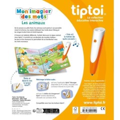 tiptoi Mon imagier des mots Les animaux,Livre interactif, Jeu éducatif électronique, sans écran-3 ans-13099010, Ravensburger