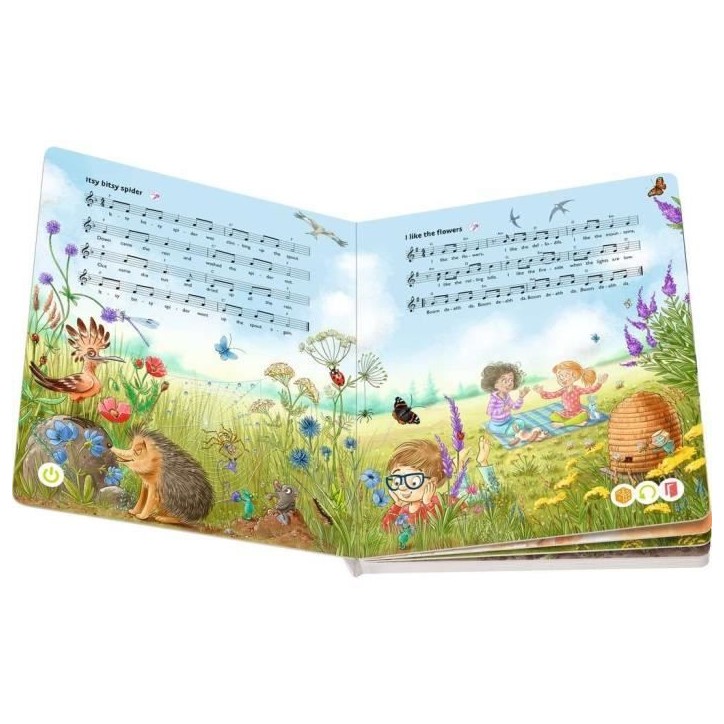 tiptoi, Livre interactif, Mes premieres comptines anglaises, 3 ans, 13099011, Ravensburger tiptoi, Livre interactif, Mes premieres comptines anglaises, 3 ans, 13099011, Ravensburger