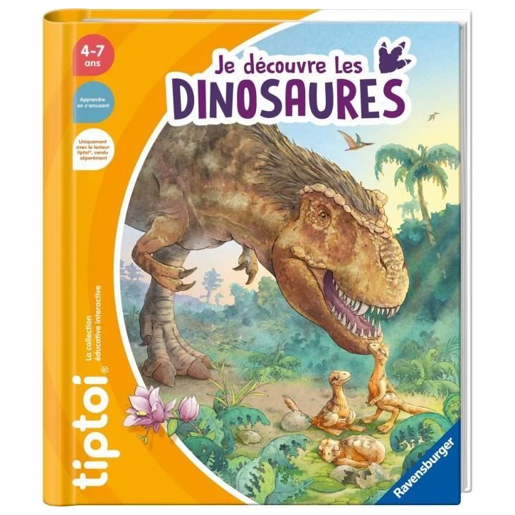 tiptoi, Livre interactif, Je découvre les dinosaures, 4 ans, 13099013, Ravensburger tiptoi, Livre interactif, Je découvre les dinosaures, 4 ans, 13099013, Ravensburger