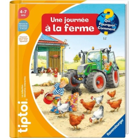 tiptoi, Livre interactif, Une journée a la ferme, 4 ans, 13099014, Ra