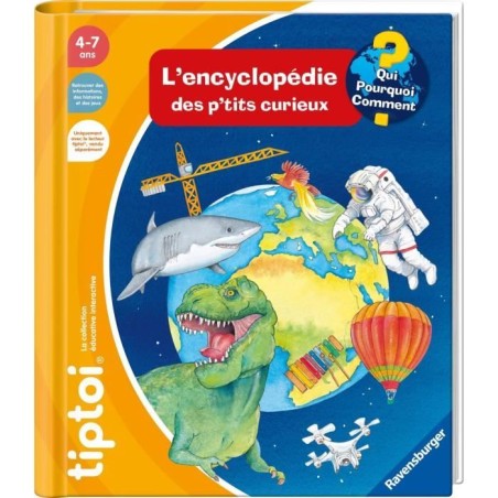 tiptoi L'encyclopédie des p'tits curieux, Livre interactif, Jeu éduc