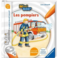 tiptoi, Livre interactif, Mini Doc' Les pompiers, 4 ans, 13099023,Rave