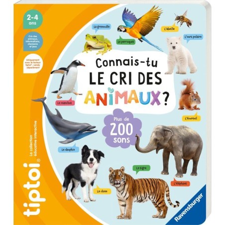 Ravensburger-tiptoi-Livre interactif Connais-tu le cri des animaux ?-J