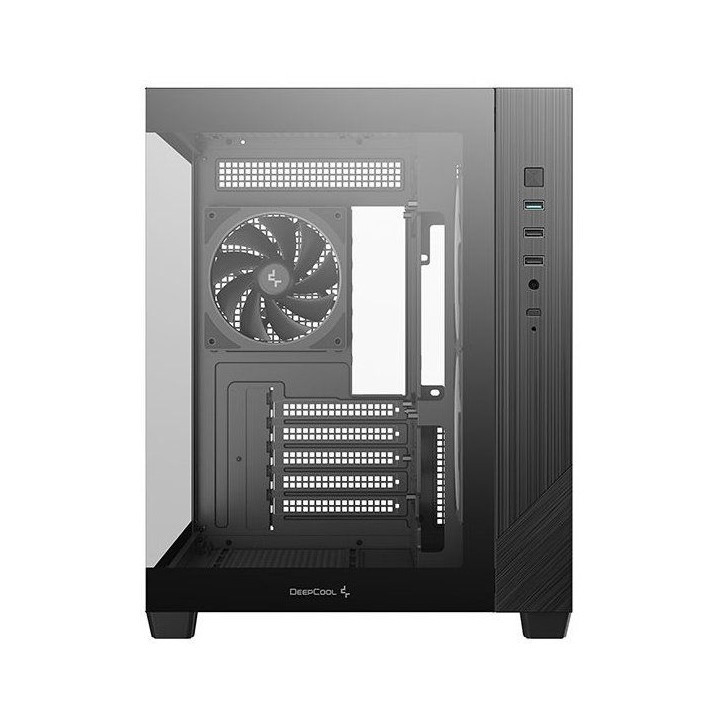 Boîtier PC - DEEPCOOL - CG330 - Mini tour - Format Micro-ATX - 3 ventilateurs ARGB inclus - Noir Boîtier PC - DEEPCOOL - CG330 - Mini tour - Format Micro-ATX - 3 ventilateurs ARGB inclus - Noir