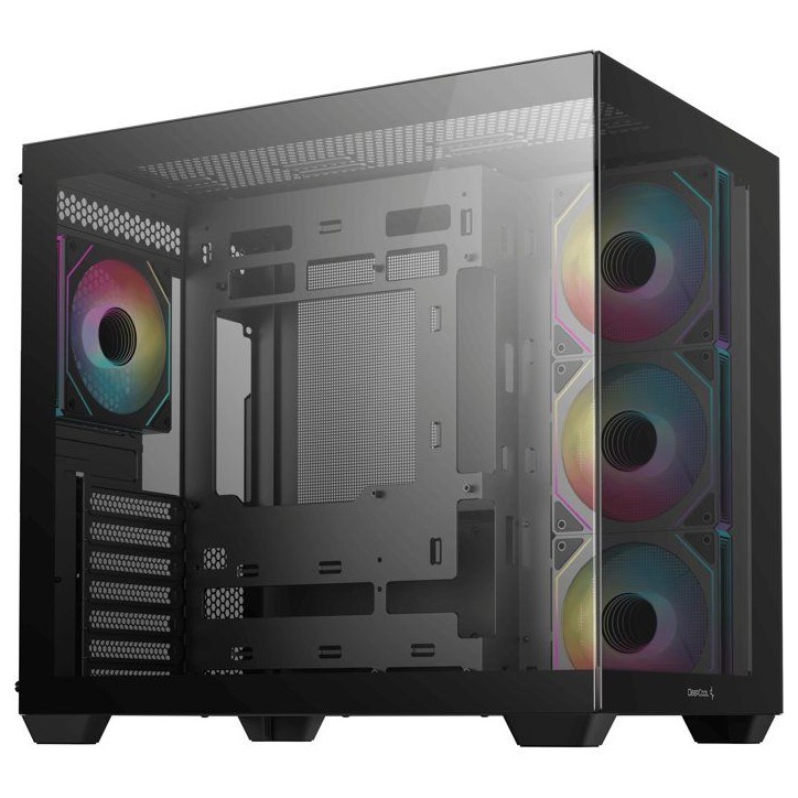 Boitier PC - DEEPCOOL - R-CG530-BKADA4-G-1 - Mini tour - Format Mini-ITX / Micro-ATX / ATX & Micro-ATX - 4 ventilateurs ARGB - N Boitier PC - DEEPCOOL - R-CG530-BKADA4-G-1 - Mini tour - Format Mini-ITX / Micro-ATX / ATX & Micro-ATX - 4 ventilateurs ARGB - N