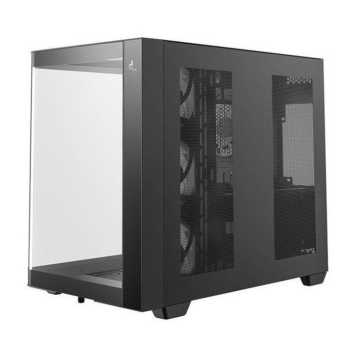 Boîtier PC - DEEPCOOL - CG530U 4F - Moyen tour- Format Micro-ATX - 4 ventilateurs ARGB inclus - Noir Boîtier PC - DEEPCOOL - CG530U 4F - Moyen tour- Format Micro-ATX - 4 ventilateurs ARGB inclus - Noir