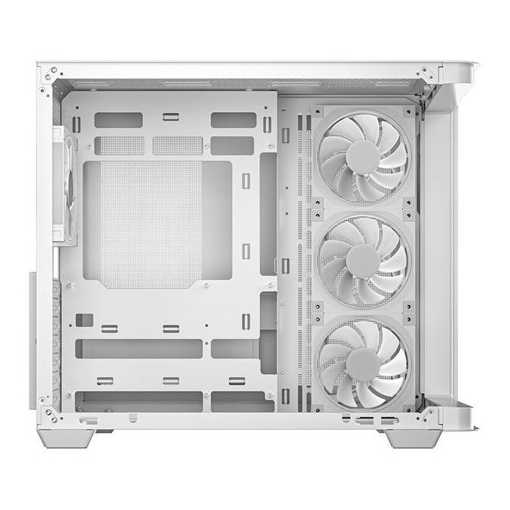 Boîtier PC - DEEPCOOL - CG530U 4F - Moyen tour- Format Micro-ATX - 4 ventilateurs ARGB inclus - Blanc Boîtier PC - DEEPCOOL - CG530U 4F - Moyen tour- Format Micro-ATX - 4 ventilateurs ARGB inclus - Blanc