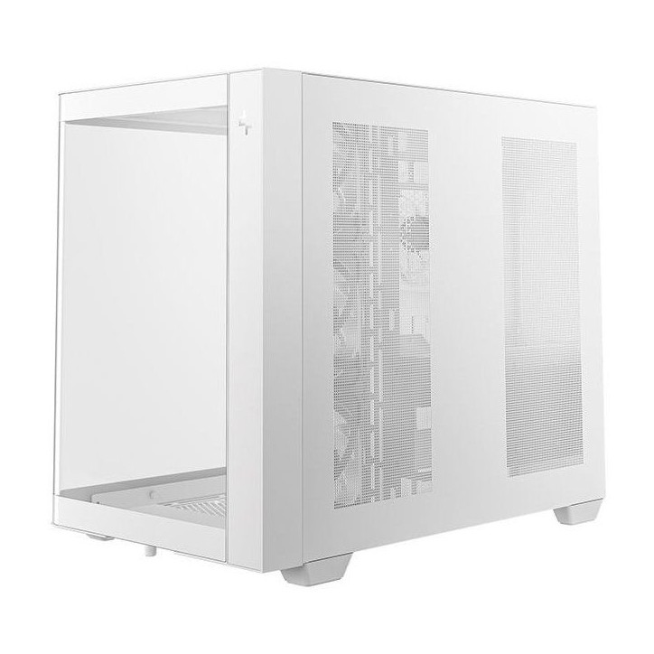 Boîtier PC - DEEPCOOL - CG530U 4F - Moyen tour- Format Micro-ATX - 4 ventilateurs ARGB inclus - Blanc Boîtier PC - DEEPCOOL - CG530U 4F - Moyen tour- Format Micro-ATX - 4 ventilateurs ARGB inclus - Blanc
