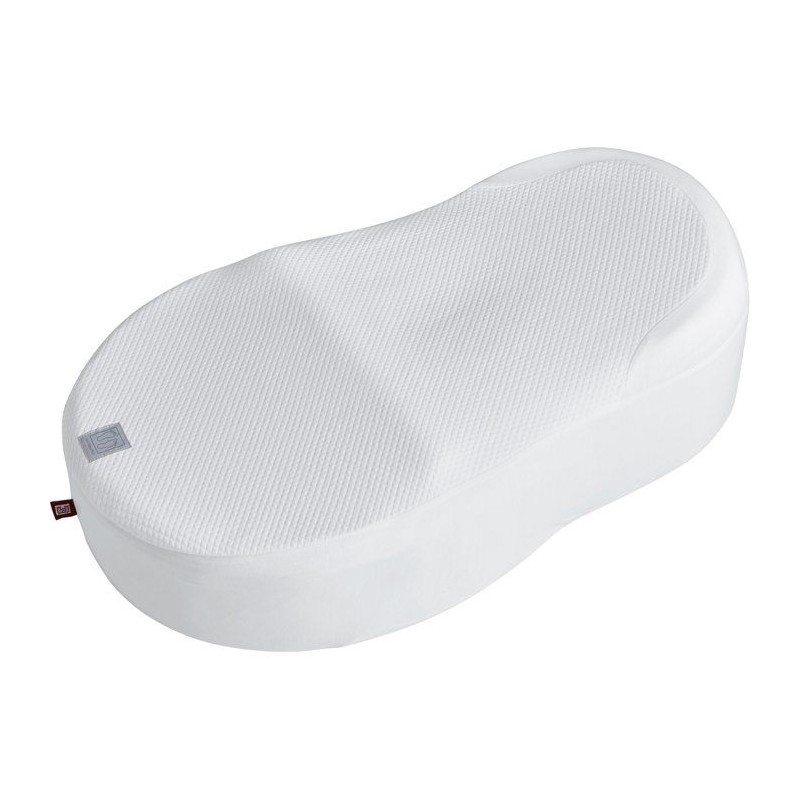 Drap housse Cocoonababy - BEABA - Fleur de coton - Blanc