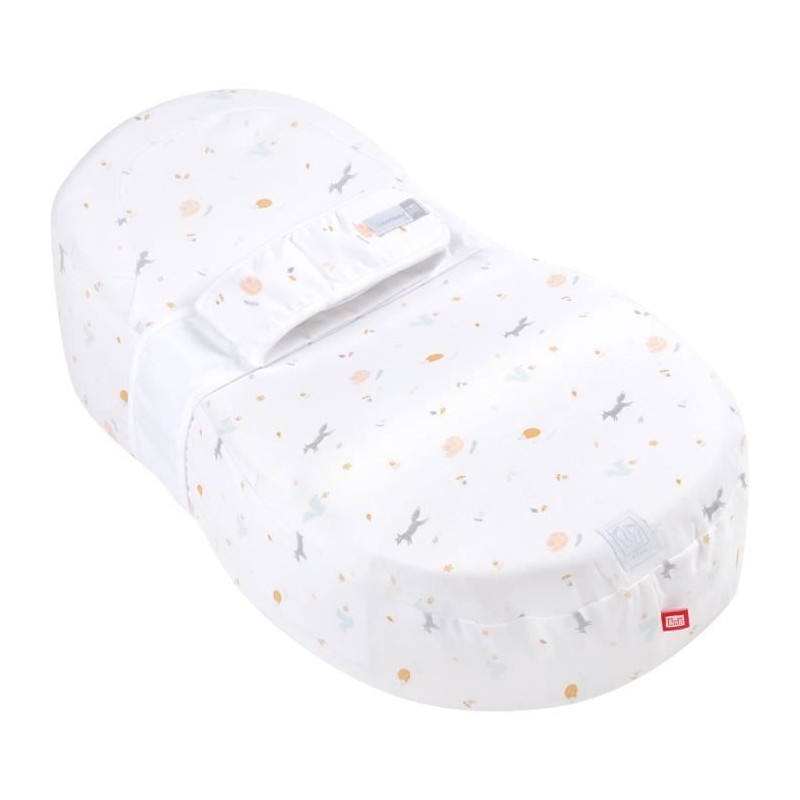 Matelas cocon ergonomique - RED CASTLE - COCOONABABY - Drap Happy Fox